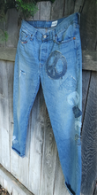 LEVI 501's JEANS Peace  32 x 31.5
