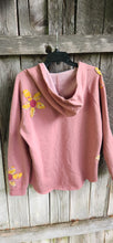 Sweatshirt w/ Daisy applique  ExLarge Muted Dusty Rose