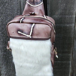 HAIR ON HIDE SLING BAG/CROSSBODY