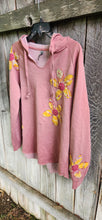 Sweatshirt w/ Daisy applique  ExLarge Muted Dusty Rose
