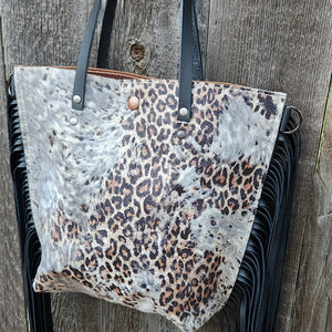 HAIR ON HIDE TOTE/ CROSSBODY