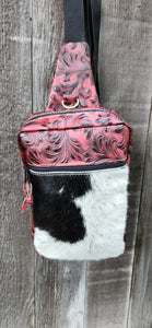 HAIR ON HIDE SLING BAG/CROSSBODY