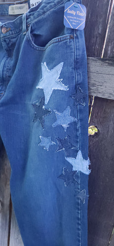 LEVI 569 LOOSE STRAIGHT LEG-STAR JEANS 36 X 32