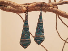 BOHEMIAN TIBETAN ANTIQUE SILVER EARRINGS