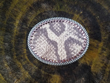 BURMESE PYTHON SKIN BELT BUCKLE No. 3