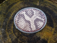 BURMESE PYTHON SKIN BELT BUCKLE No. 3