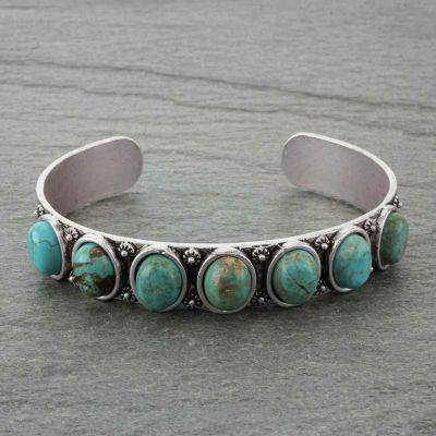 NATURAL STONE BRACELET CUFF NO.54