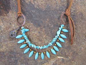 McCALL - LEATHER NECKLACE