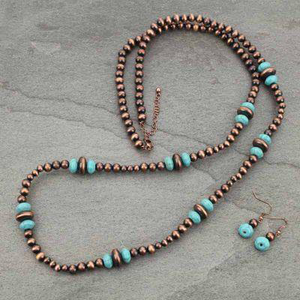 NAVAJO - NO.62 NECKLACE & EARRING SET